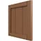 Ekena Millwork 12"W x 12"H True Fit PVC Framed Board-n-Batten Shutters Sample, Burnt Toffee SAMPLE-TFPBFBT - alternate 2